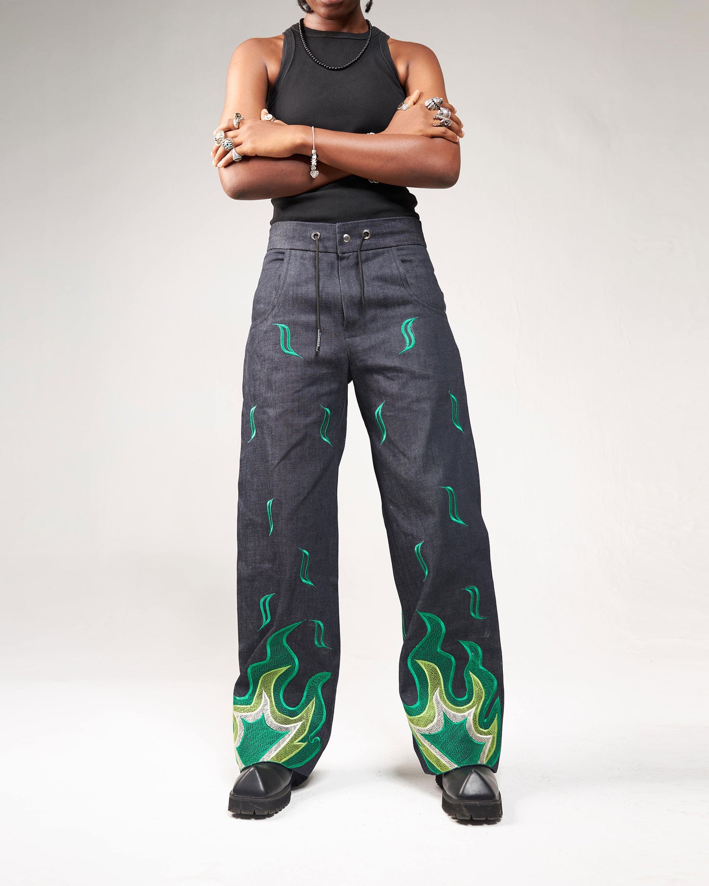 Denim Fire Pants (Women)