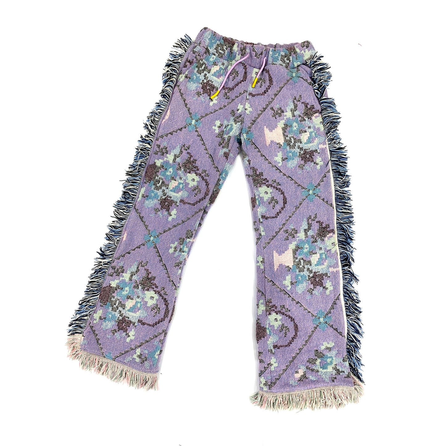 First Tribe Africa Flare Tapestry Pants - FLORAL