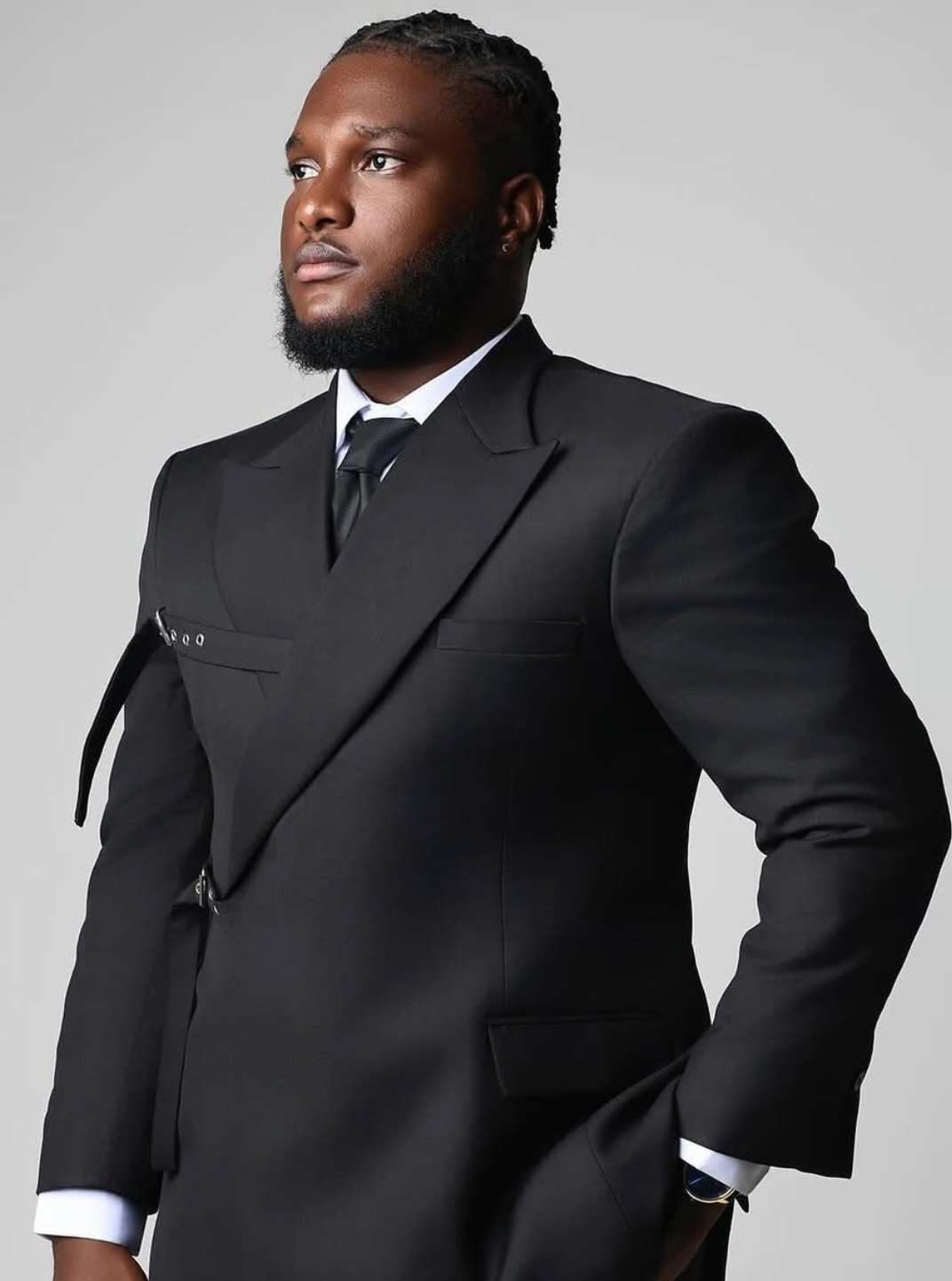 Abstract Tailored Men's Suit