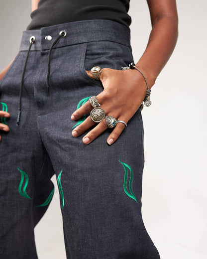 Denim Fire Pants (Women)