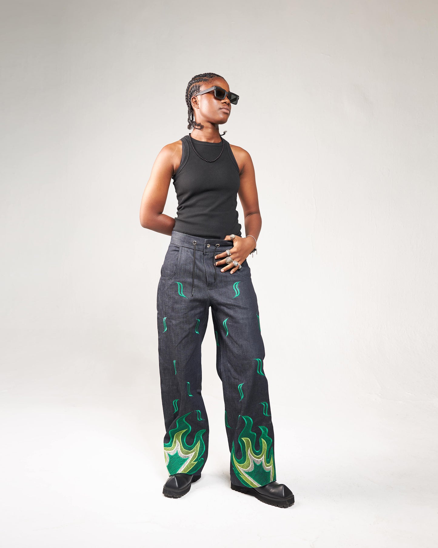 Denim Fire Pants (Women)
