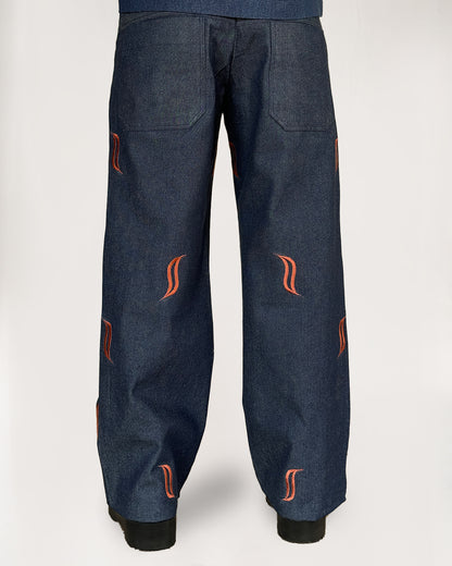 Denim Fire Pants (Men)