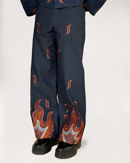 Denim Fire Pants (Men)