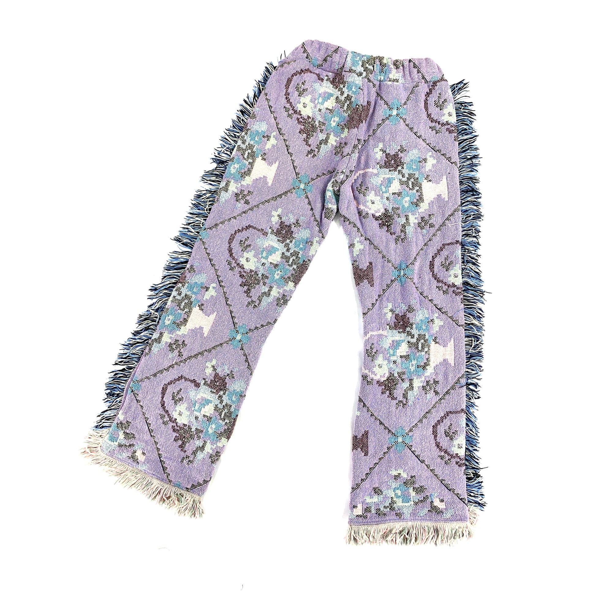 First Tribe Africa Flare Tapestry Pants - FLORAL