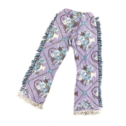 First Tribe Africa Flare Tapestry Pants - FLORAL