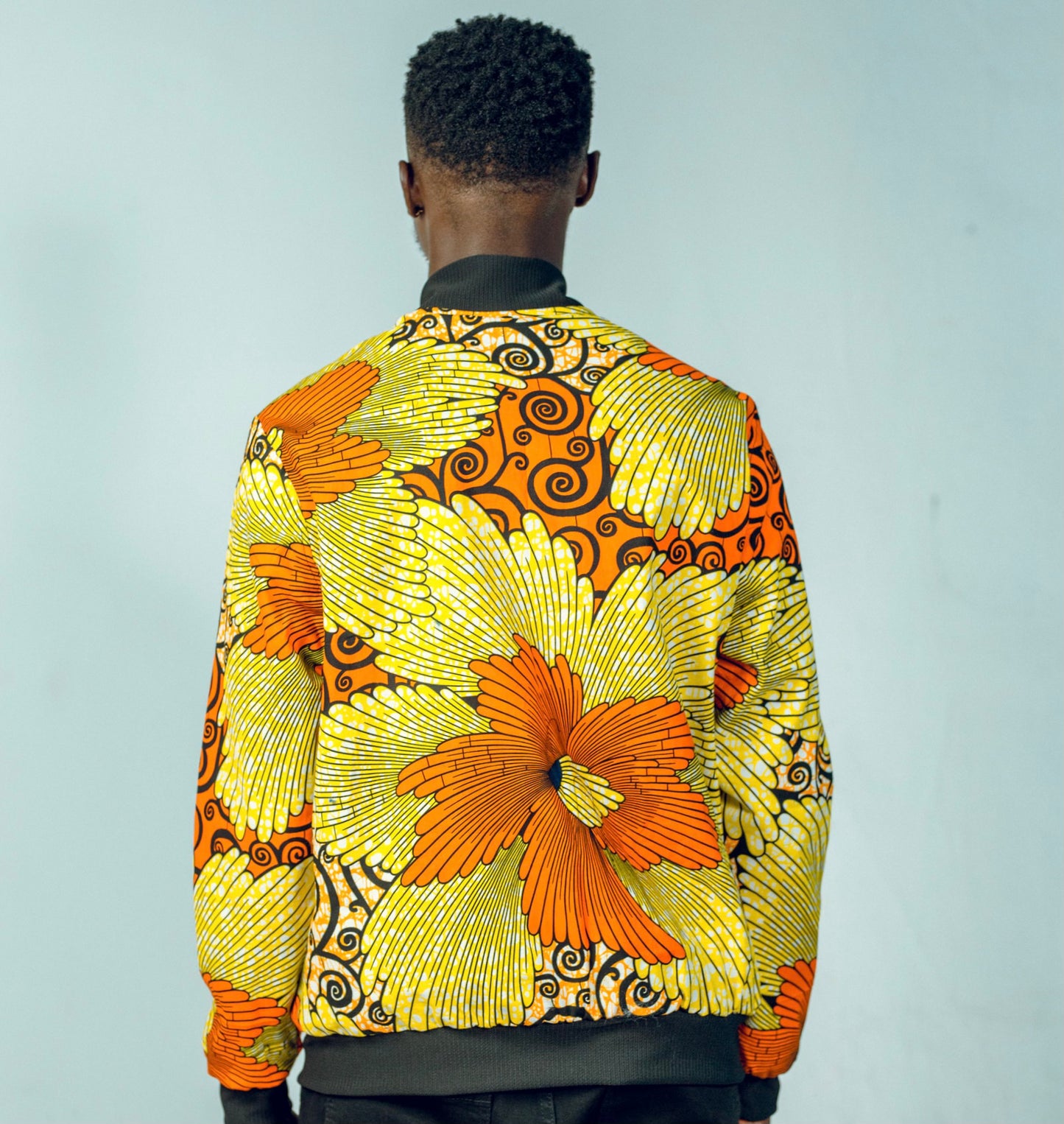 'Tribe of Africa' Print Bomber Jacket