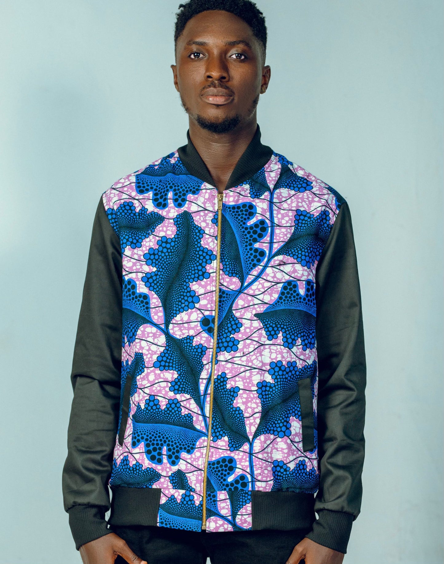 'Tribe of Africa' Print Bomber Jacket