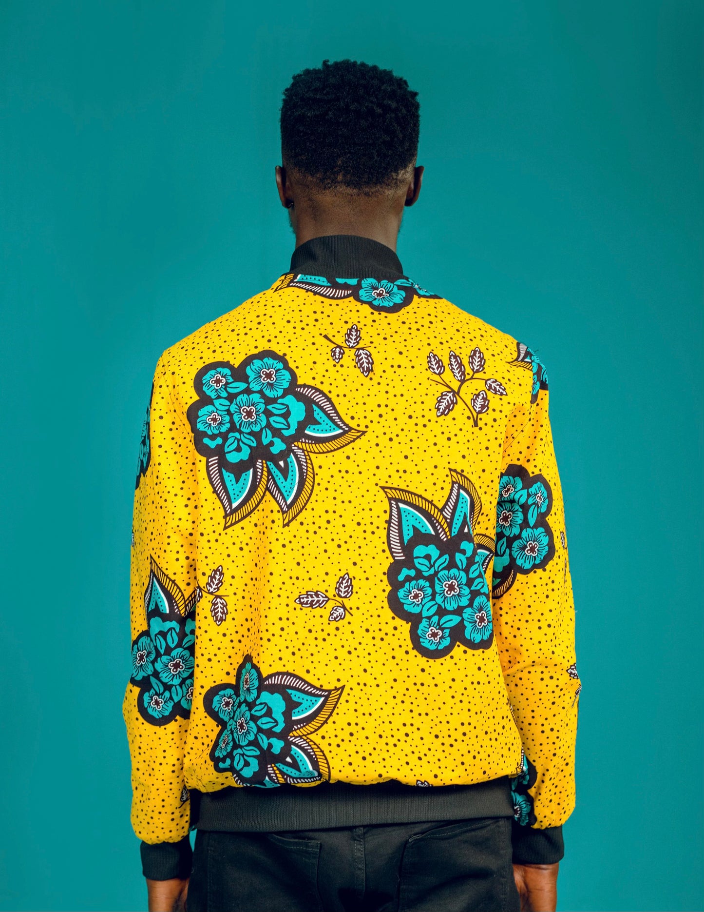'Tribe of Africa' Print Bomber Jacket
