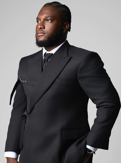 Abstract Tailored Men's Suit